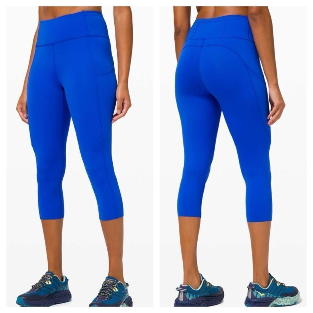 LULULEMON FAST AND FREE CROP II 19” NON REFLECTIVE